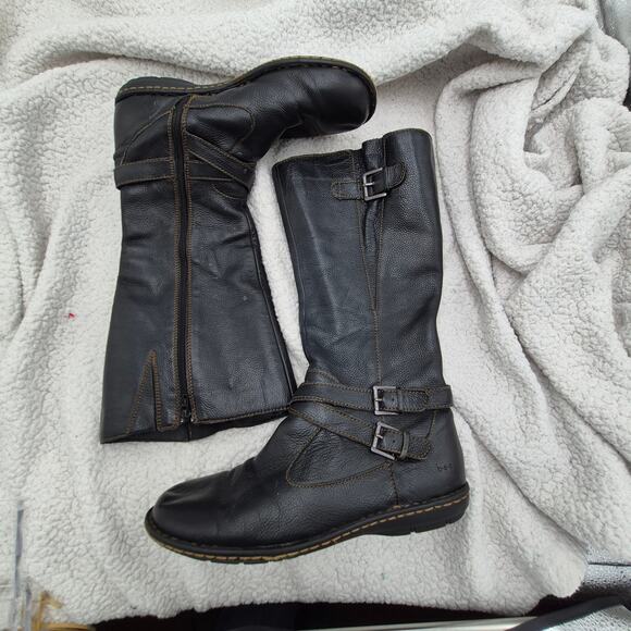 B.O.C. Riding Boots brown Leather size 11M - Picture 2 of 4